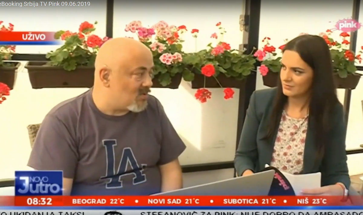 eBooking Srbija na RTV Pink u Novom jutru!